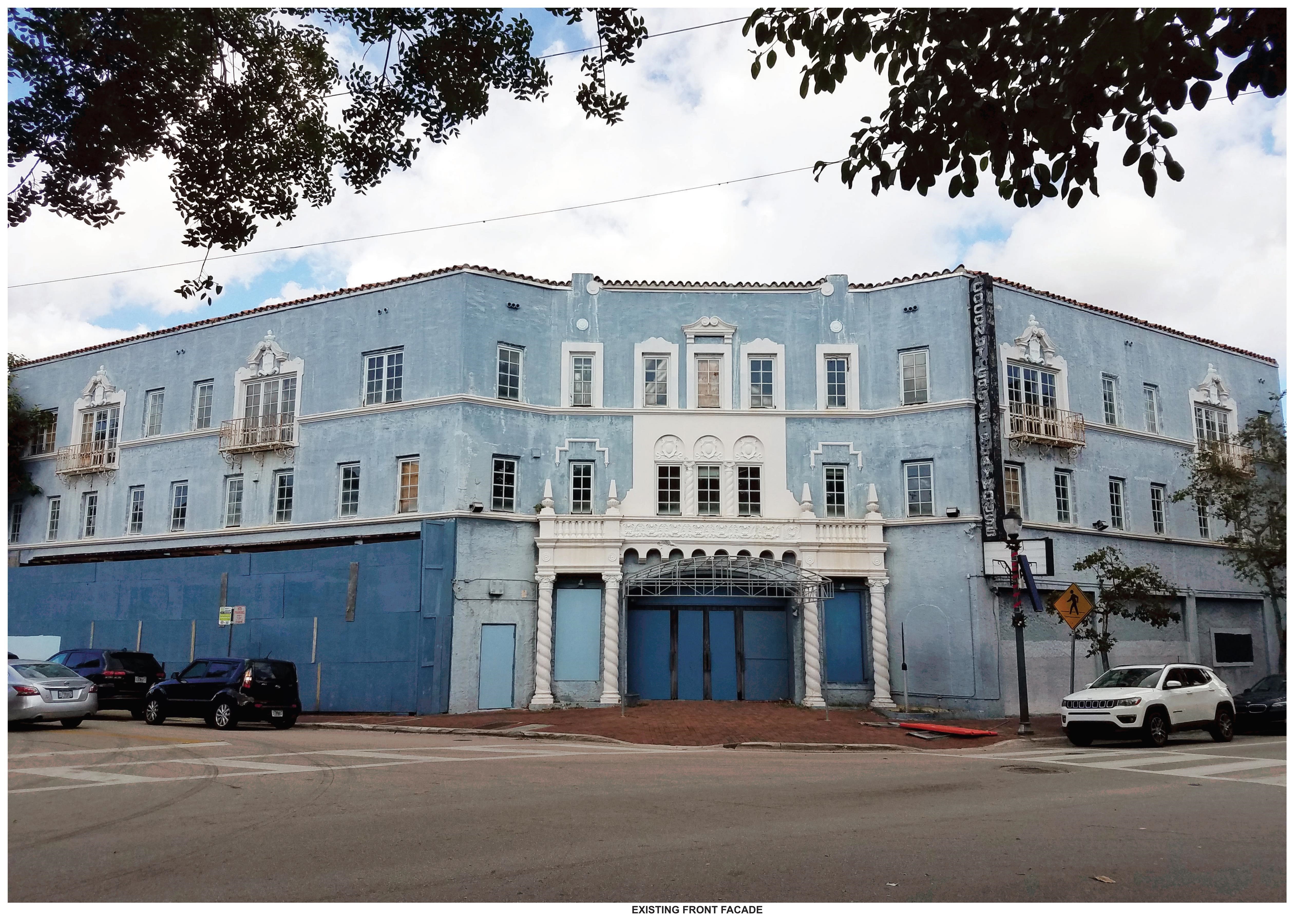 Coconut Grove Playhouse - Existing Front Facade