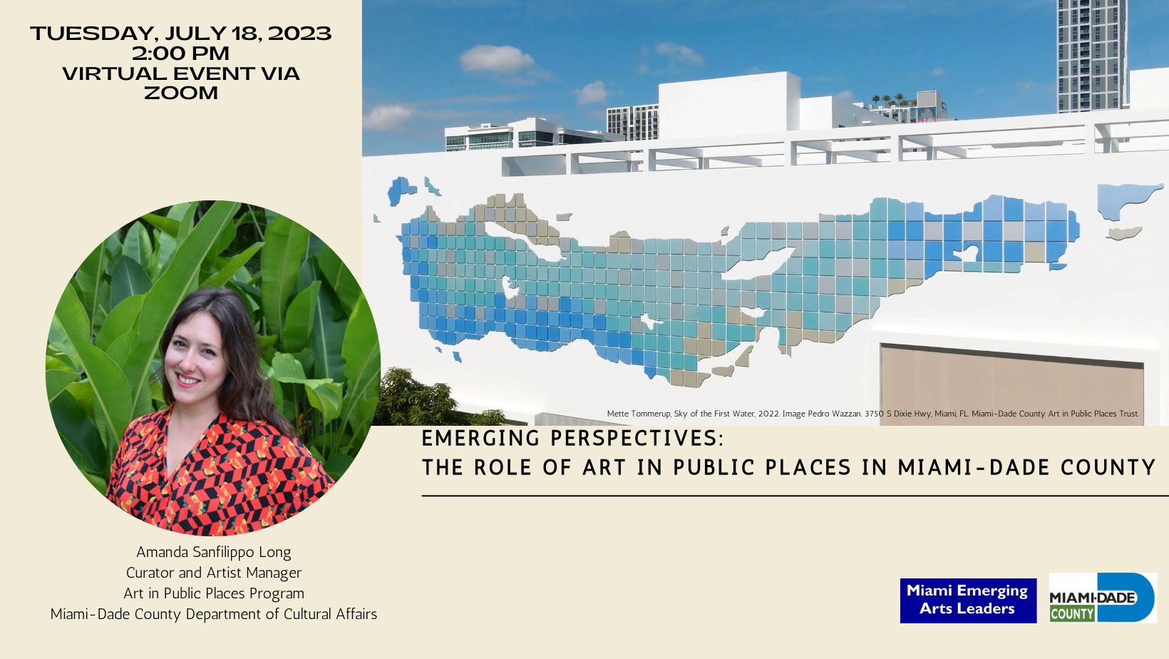 Miami Emerging Arts Leaders – Emerging Perspectives: The Role of Art in Public Places in Miami-Dade County