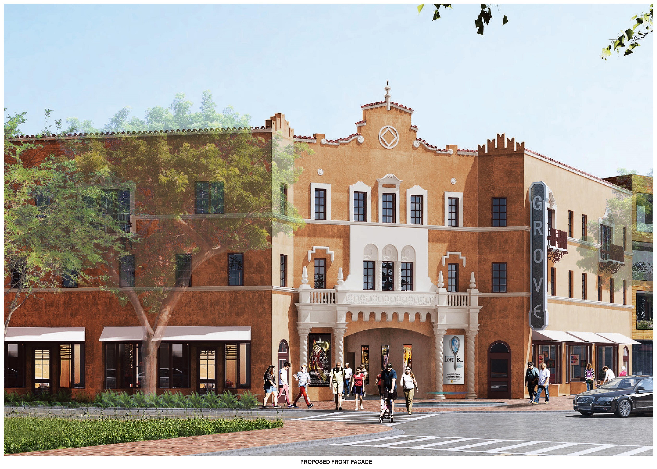 Coconut Grove Playhouse - Proposed Front Facade