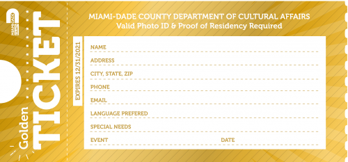 Golden Ticket Current Offers  Miami-Dade County Department of