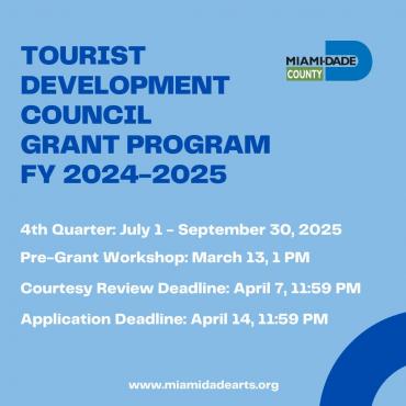 Tourist Development Council (TDC) Grants Program  