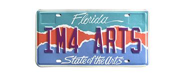 Florida Arts License Plate