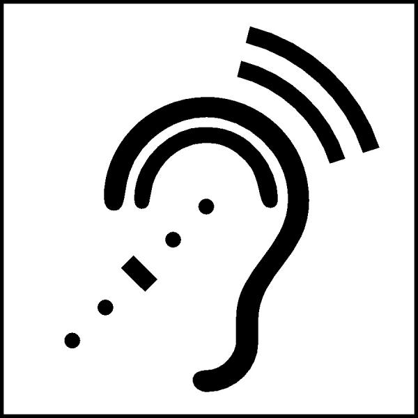 Image: Assistive Listening Device Access Symbol